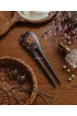 Painted Wooden Hair Stick